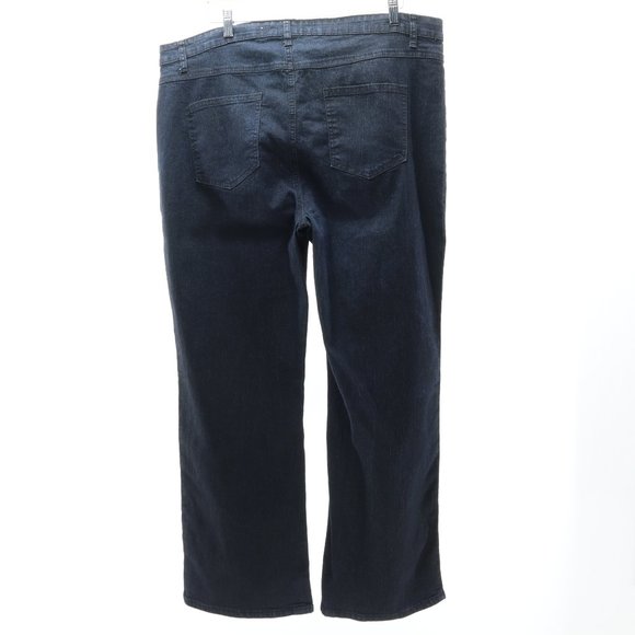 COS Deep Blue Wash Embellished Jeans Women's Size Plus18W - Picture 4 of 14